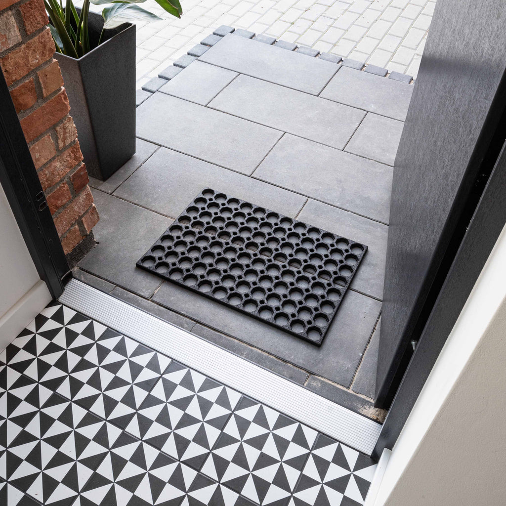 Honeycomb Style Recycled Rubber Eco Doormat