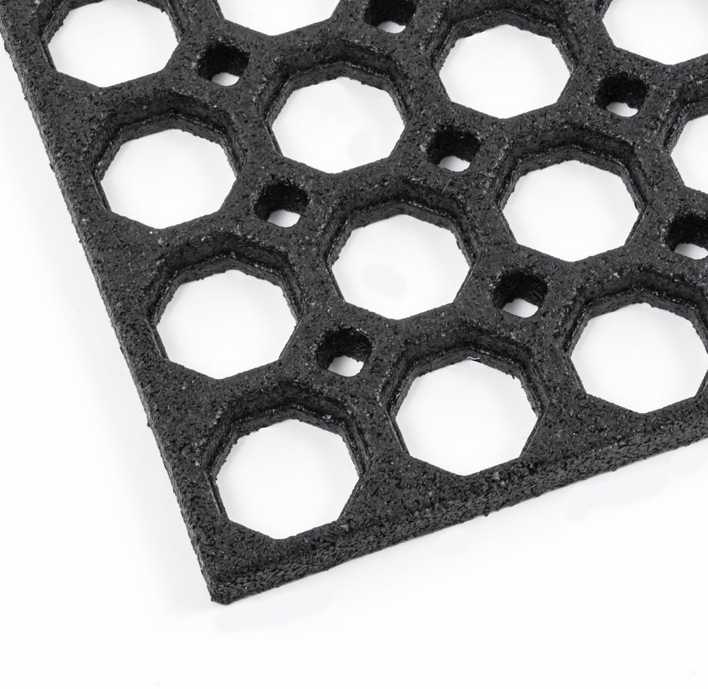 Honeycomb Style Recycled Rubber Eco Doormat