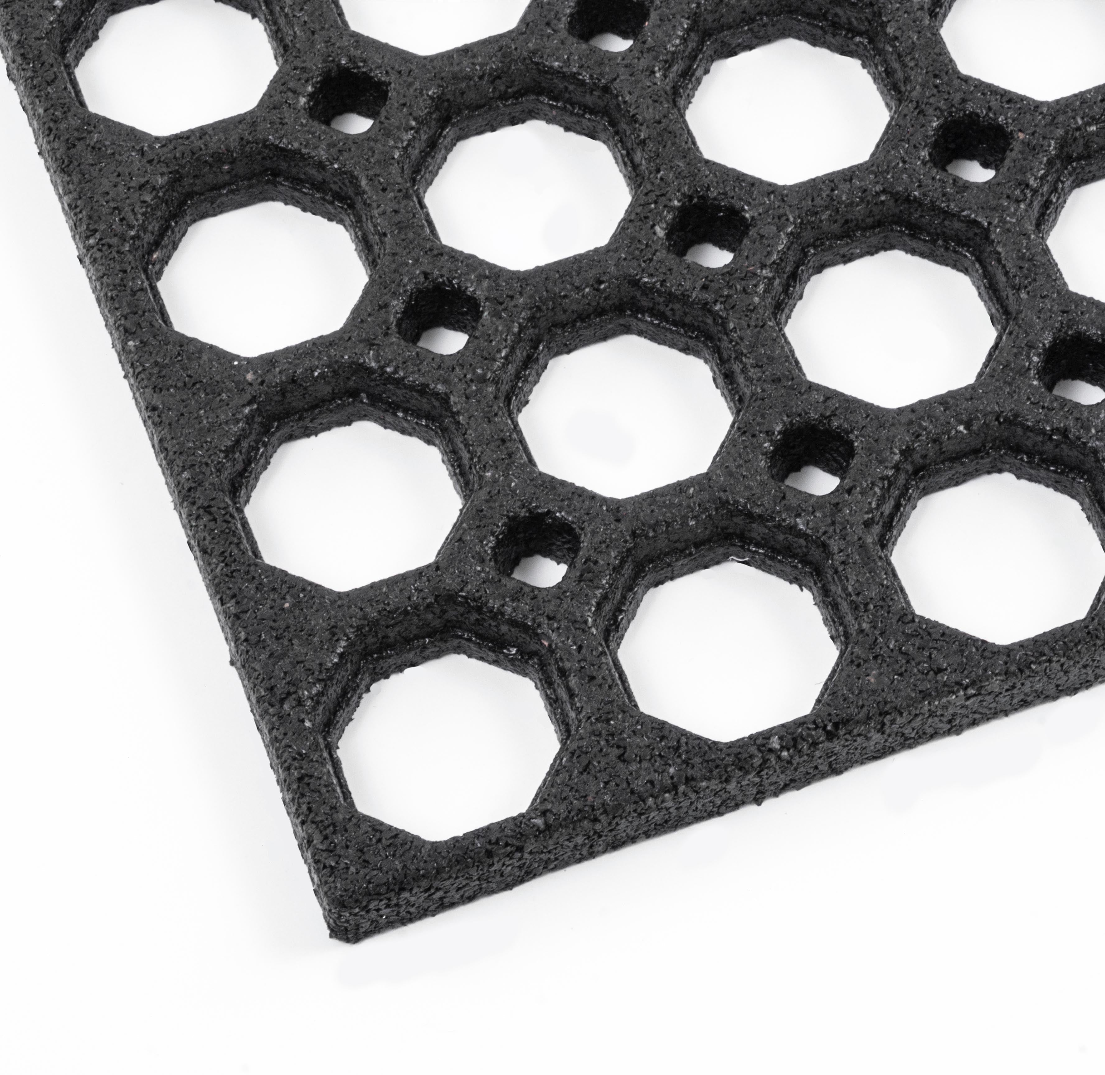 Honeycomb Style Recycled Rubber Eco Doormat