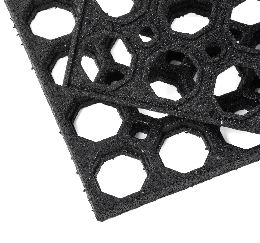 Honeycomb Style Recycled Rubber Eco Doormat