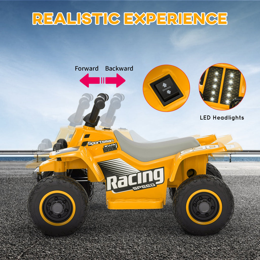 6V Electric Quad Bike for Kids w/ Forward Backward
