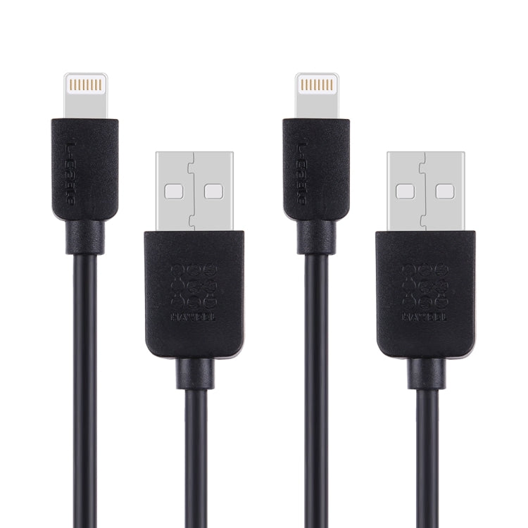 2 PCS HAWEEL 1m High Speed 8 pin to USB Sync and Charging Cable Kit for iPhone, iPad, 2pcs 2pcs