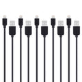5 PCS HAWEEL 1m High Speed 8 pin to USB Sync and Charging Cable Kit for... (iPhone) 5pcs