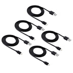 5 PCS HAWEEL 1m High Speed 8 pin to USB Sync and Charging Cable Kit for... (iPhone)