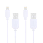 2 PCS HAWEEL 1m High Speed 8 pin to USB Sync and Charging Cable Kit for iPhone, iPad, 2pcs 2pcs