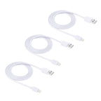 3 PCS HAWEEL 1m High Speed 8 pin to USB Sync and Charging Cable Kit for...