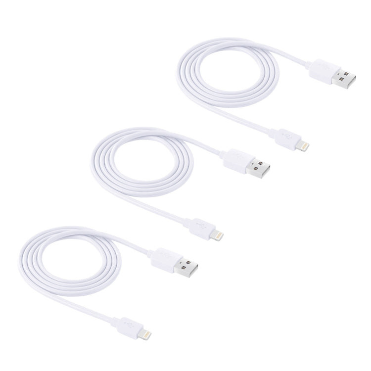 3 PCS HAWEEL 1m High Speed 8 pin to USB Sync and Charging Cable Kit for...