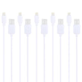 5 PCS HAWEEL 1m High Speed 8 pin to USB Sync and Charging Cable Kit for... (iPhone) #2