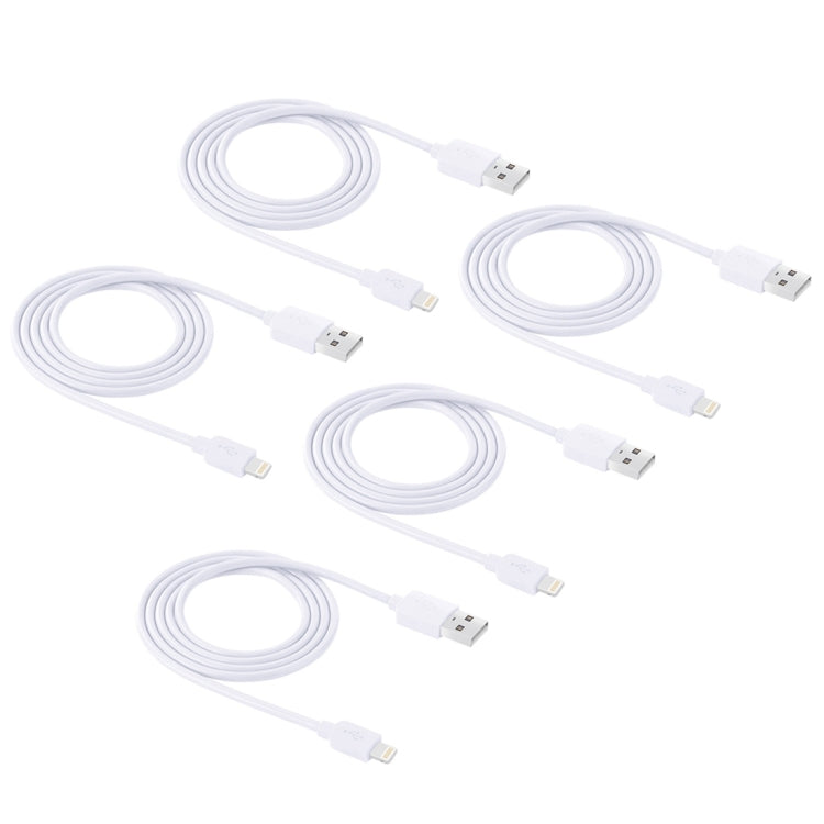 5 PCS HAWEEL 1m High Speed 8 pin to USB Sync and Charging Cable Kit for... (iPhone) #2