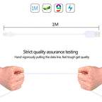 5 PCS HAWEEL 1m High Speed 8 pin to USB Sync and Charging Cable Kit for... (iPhone) #2
