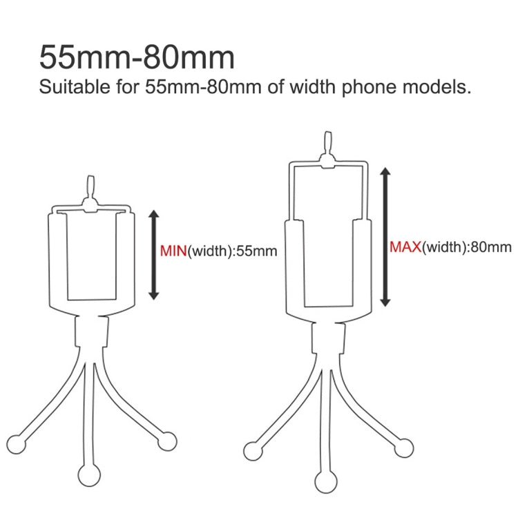 Flexible Octopus Tripod Holder Clip, HWL-6400, HWL-6400HK