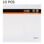 10 PCS HAWEEL 21cm x 11.5cm Hang Hole Clear Front White Pearl Jewelry Zip Lock Packaging Bag – Durable Build, Easy to Use