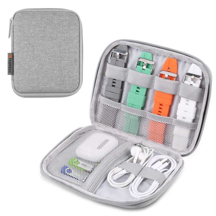 HAWEEL Watch Band Organizer Box Earphones / U Disk / Digital Cable Storage Case, Watch Band Organizer, Size: S Watch Band Organizer, Size: S Grey