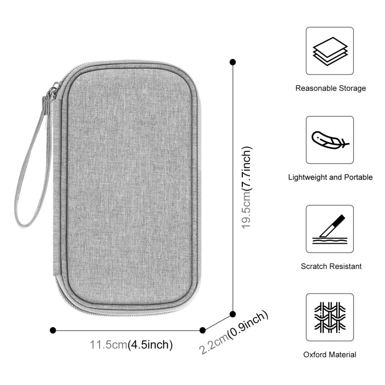 Electronic Organizer Storage Bag for Cellphones, Power Bank, Cables,...