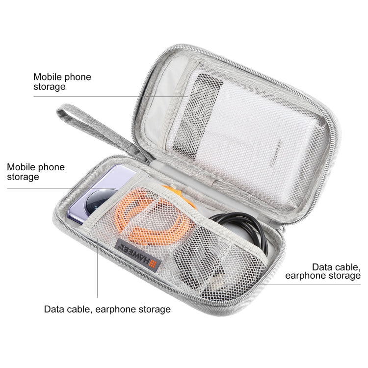 Electronic Organizer Storage Bag for Cellphones, Power Bank, Cables,...