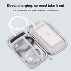 Electronic Organizer Storage Bag for Cellphones, Power Bank, Cables,...