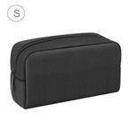 Electronic Organizer Storage Bag for Charger, Power Bank, Cables,... Electronic Organizer, Size: S Black