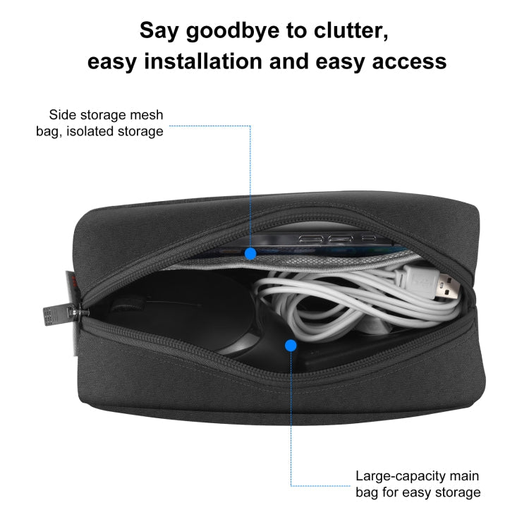 Electronics Organizer Storage Bag for Charger, Power Bank, Cables,...