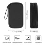 Electronic Organizer Double Layers Storage Bag for Cables, Charger,...
