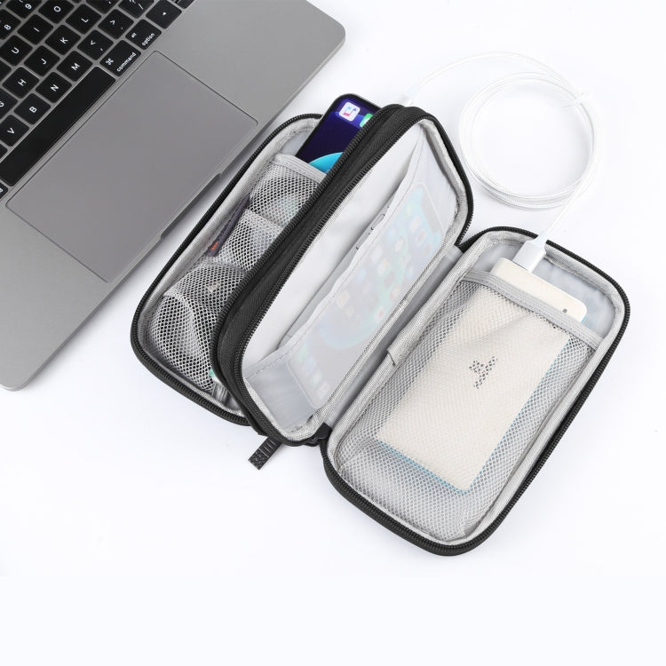 Electronic Organizer Double Layers Storage Bag for Cables, Charger,...