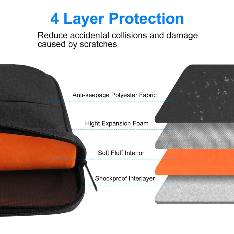 HAWEEL 13.0 inch Sleeve Case Zipper Briefcase Laptop Handbag For Macbook, Samsung, Lenovo Thinkpad, Sony, DELL Alienware, CHUWI, ASUS, HP, 13 inch -13.5 inch Laptops, 13.0-13.5 inch – Waterproof