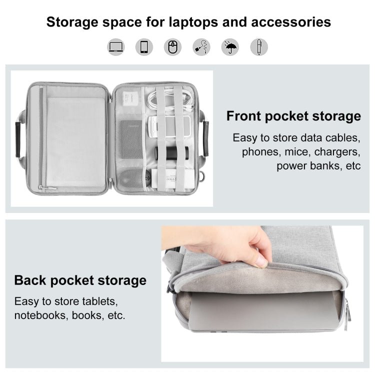 HAWEEL 15.0 inch -16.0 inch Briefcase Crossbody Laptop Bag For Macbook, Lenovo Thinkpad, ASUS, HP, 15.0 inch -16.0 inch – Waterproof