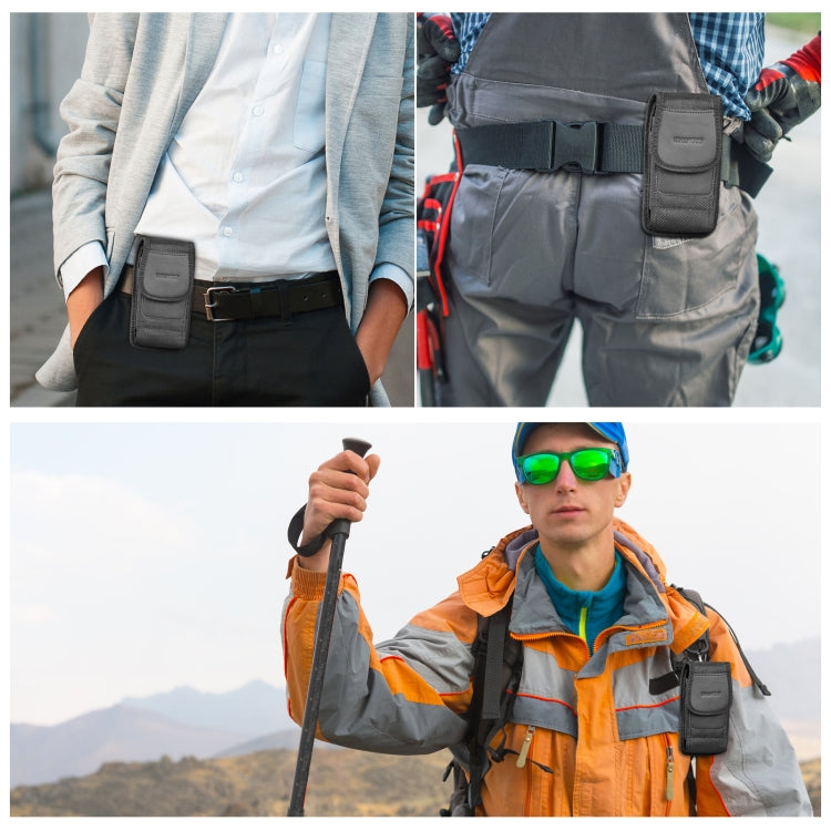 HAWEEL 6.1-6.8 inch Nylon Cloth Phone Belt Clip Carrying Pouch with Card Slot, Vertical 6.1-6.8 inch – Card Slot