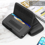 HAWEEL 4.7 inch Nylon Cloth Phone Belt Clip Horizontal Carrying Pouch with Card Slot, Horizontal 4.7 inch – Card Slot