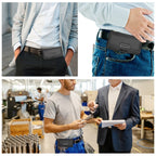 HAWEEL 4.7-6.1 inch Nylon Cloth Phone Belt Clip Horizontal Carrying Pouch with Card Slot, Horizontal 4.7-6.1 inch – Card Slot