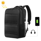 HAWEEL 14W Solar Panel Power Backpack Laptop Bag with Handle and 5V / 2.1A Max USB Charging Port, 14W Backpack 2 – Wear-resistant, TPU 14W Backpack 2