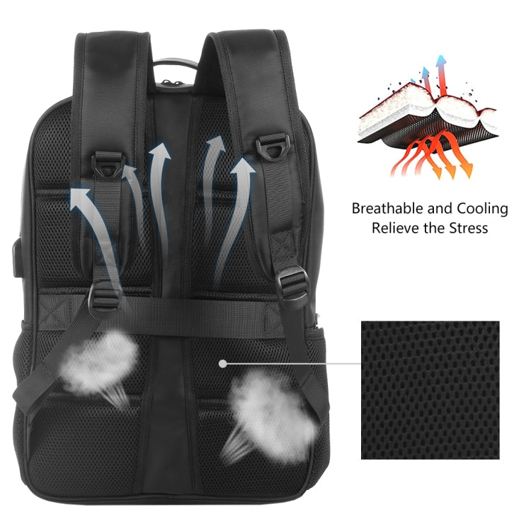 HAWEEL 14W Solar Panel Power Backpack Laptop Bag with Handle and 5V / 2.1A Max USB Charging Port, 14W Backpack 2 – Wear-resistant, TPU