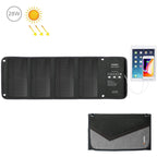 HAWEEL 28W Foldable Solar Panel Charger with 5V 3A Max Dual USB Ports, 28W Panel(B) 28W Panel(B)