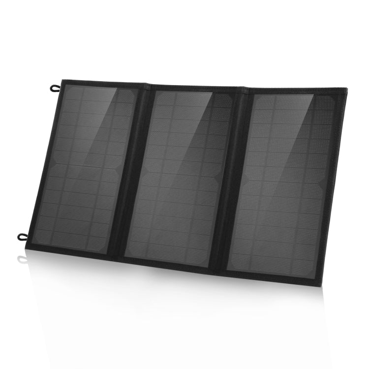 HAWEEL 18W 3 Panels Foldable Solar Panel Charger Bag with 5V / 3.1A Max Dual USB Ports, Support QC3.0 and AFC, 18W 3 Panels – Fast Charging, TPU