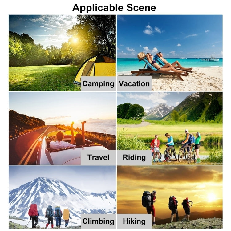 HAWEEL 18W 3 Panels Foldable Solar Panel Charger Bag with 5V / 3.1A Max Dual USB Ports, Support QC3.0 and AFC, 18W 3 Panels – Fast Charging, TPU