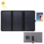 HAWEEL 21W Ultrathin 3-Fold Foldable 5V / 3A Solar Panel Charger with Dual USB Ports, Support QC3.0 and AFC, Ultrathin 21W – TPU Ultrathin 21W