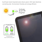 HAWEEL 21W Ultrathin 3-Fold Foldable 5V / 3A Solar Panel Charger with Dual USB Ports, Support QC3.0 and AFC, Ultrathin 21W – TPU