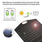 HAWEEL 100W Foldable Solar Panel Charger Travel Folding Bag, 100W