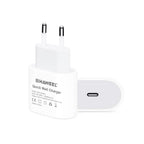HAWEEL PD 20W Single USB-C / Type-C Interface QC Travel Charger, Support Full QC Protocol, EU Plug, QC Charger EU Plug – Fast Charging, TPU