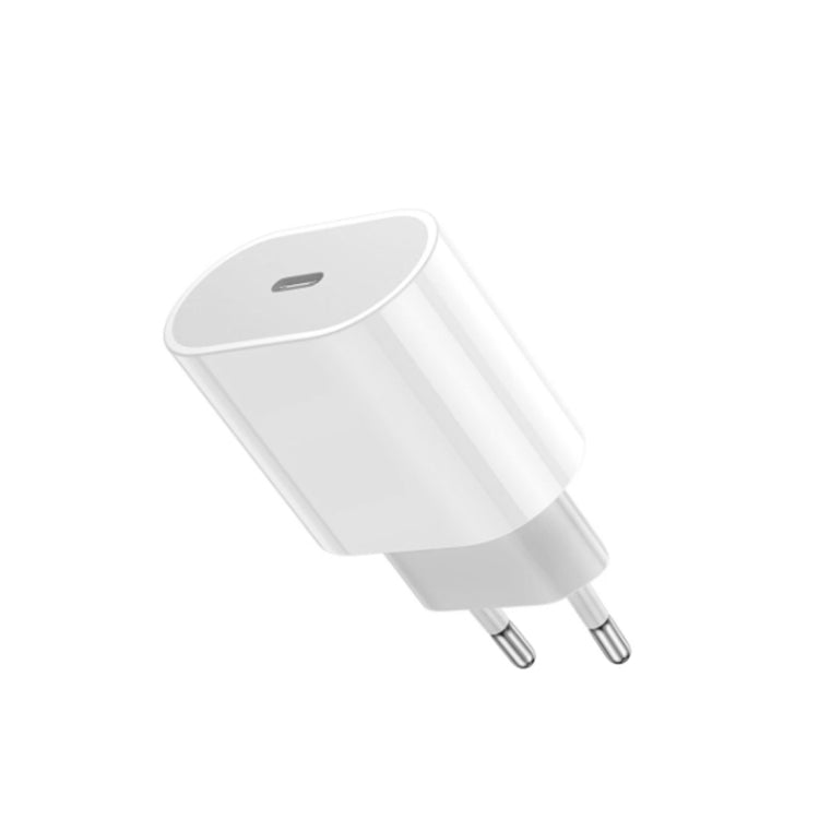 HAWEEL PD 20W Single USB-C / Type-C Interface QC Travel Charger, Support Full QC Protocol, EU Plug, QC Charger EU Plug – Fast Charging, TPU