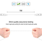 HAWEEL 25W 3A Type-C / USB-C to Type-C / USB-C PD Fast Charging Data Cable, Length: 1m, Type-C to Type-C 1m White – Fast Charging, Data Transmission
