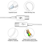 HAWEEL 25W 3A Type-C / USB-C to Type-C / USB-C PD Fast Charging Data Cable, Length: 1m, Type-C to Type-C 1m White – Fast Charging, Data Transmission