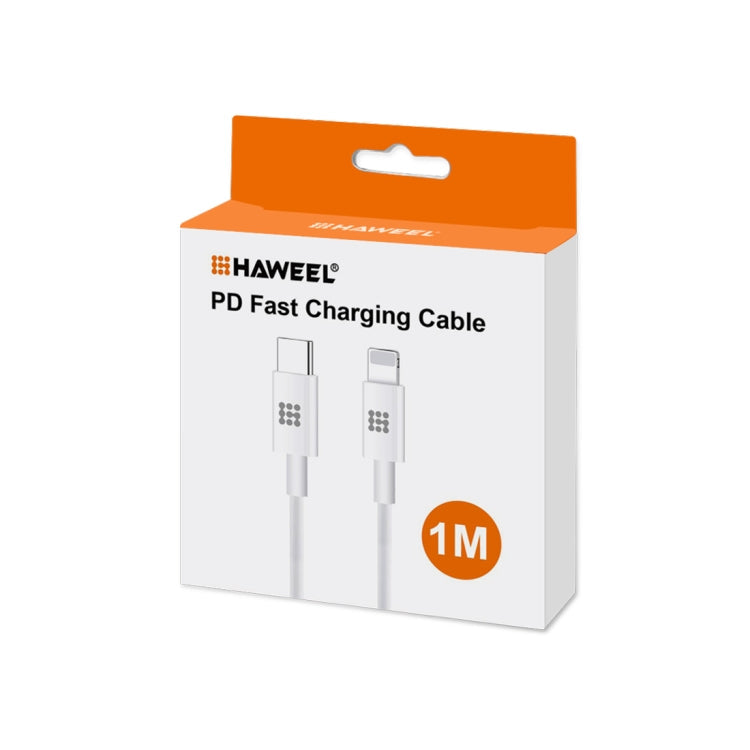 HAWEEL 25W 3A Type-C / USB-C to Type-C / USB-C PD Fast Charging Data Cable, Length: 1m, Type-C to Type-C 1m White – Fast Charging, Data Transmission