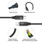 1m USB-C / Type-C to 8 Pin OTG Sync Data / Charging Cable