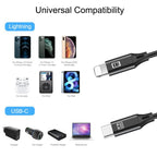 1m USB-C / Type-C to 8 Pin OTG Sync Data / Charging Cable