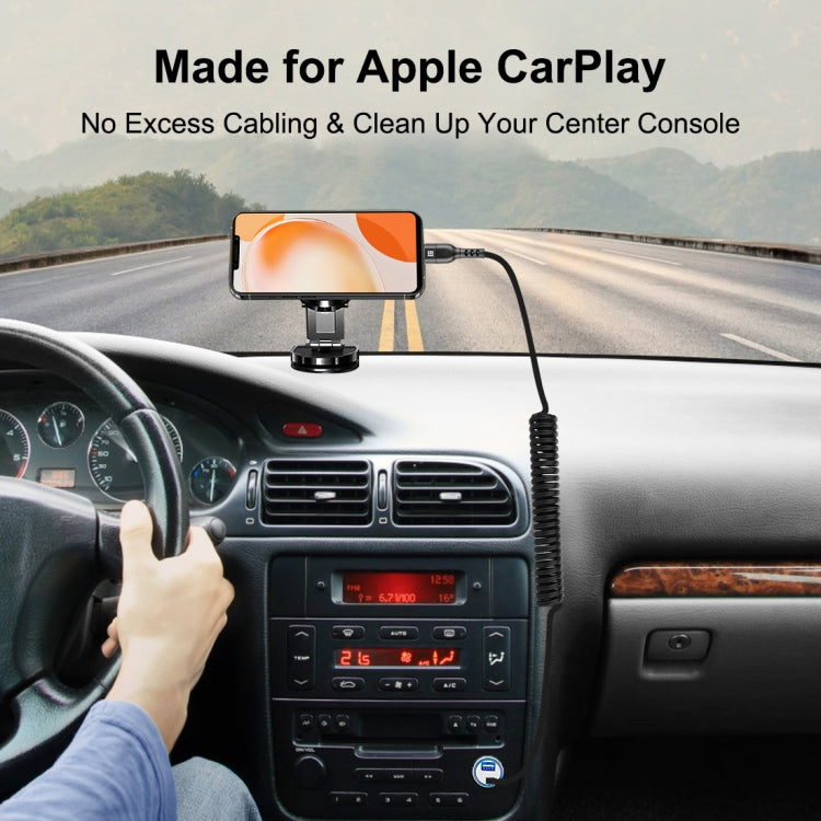 HAWEEL 2m 5A USB-C / Type-C to USB-C / Type-C Retractable Coiled PD Fast Charging Cable, 2m 5A Type-C – Fast Charging