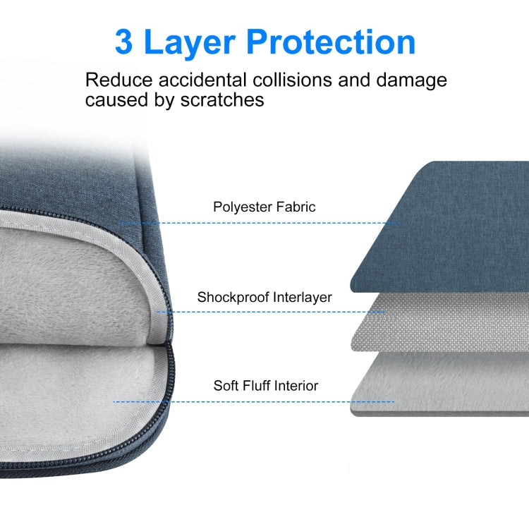 HAWEEL 13 inch Laptop Sleeve Case Zipper Briefcase Bag for 12.5-13.5 inch Laptop – Shockproof, For 12.5-13.5 inch Laptop