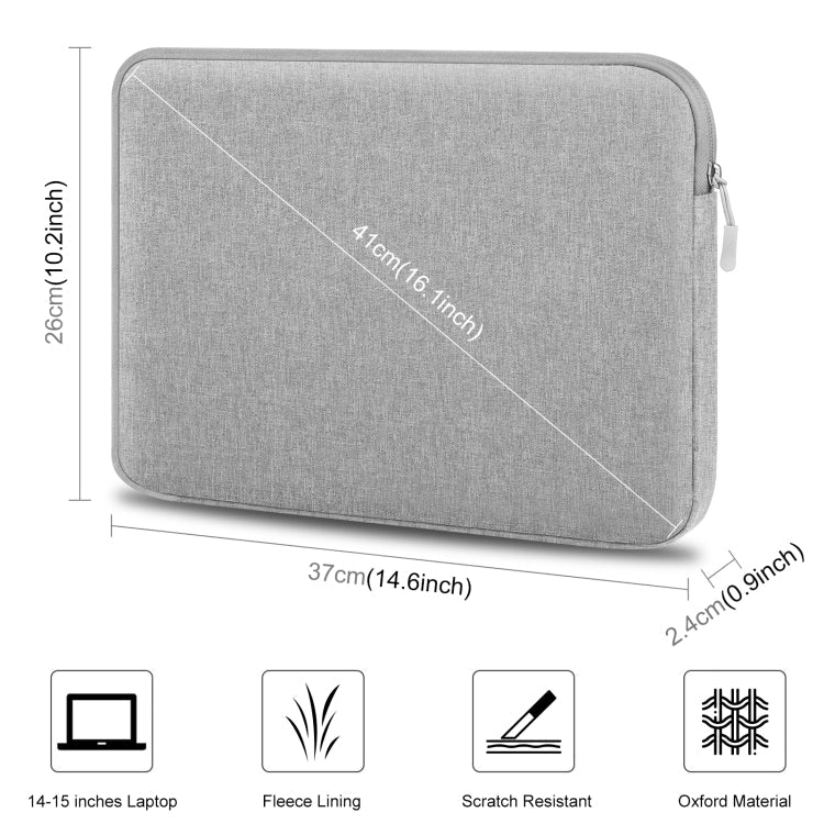 HAWEEL 15 inch Laptop Sleeve Case Zipper Briefcase Bag for 14-15 inch Laptop – Shockproof, For 14-15 inch Laptop