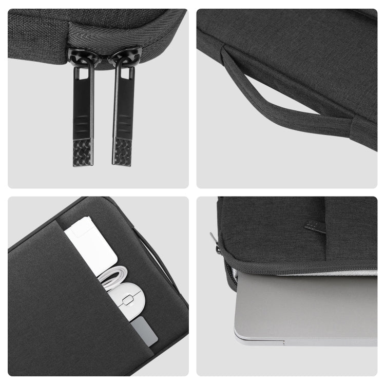 HAWEEL Laptop Sleeve Case Zipper Briefcase Bag with Handle for 14-15 inch Laptop – Shockproof, For 14-15 inch Laptop (with Handle)