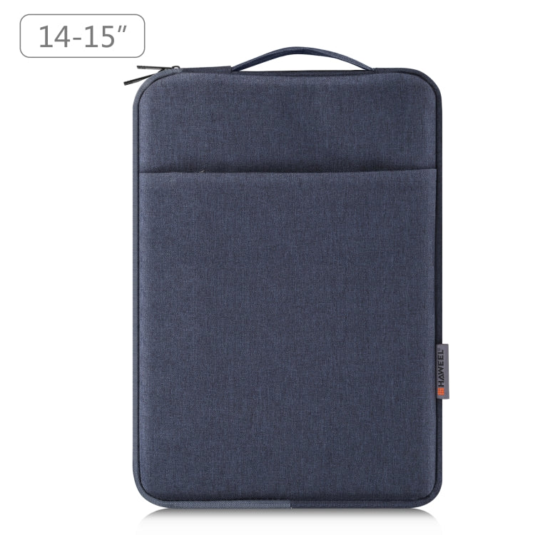 HAWEEL Laptop Sleeve Case Zipper Briefcase Bag with Handle for 14-15 inch Laptop – Shockproof, For 14-15 inch Laptop (with Handle) For 14-15 inch Laptop (with Handle) Gray Blue