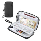 HAWEEL Clutch Bag Passport Wallet Document Organizer Credit Cards Case Bag, Clutch Bag Clutch Bag Black